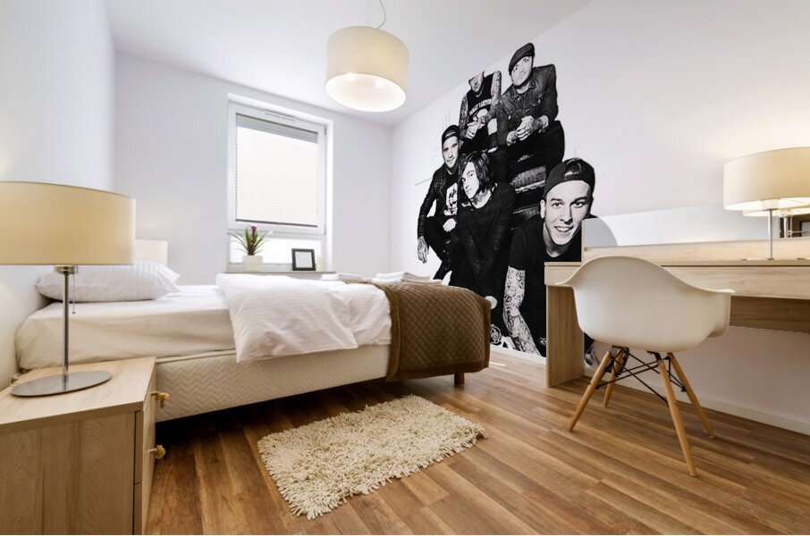 sleeping with sirens 47 Mural print