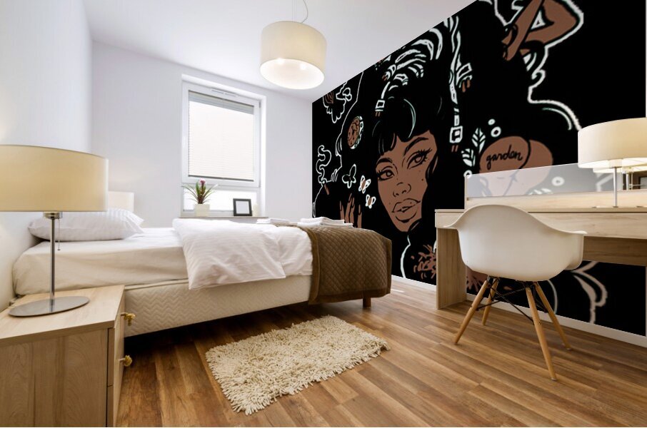 SZA 54 Mural print