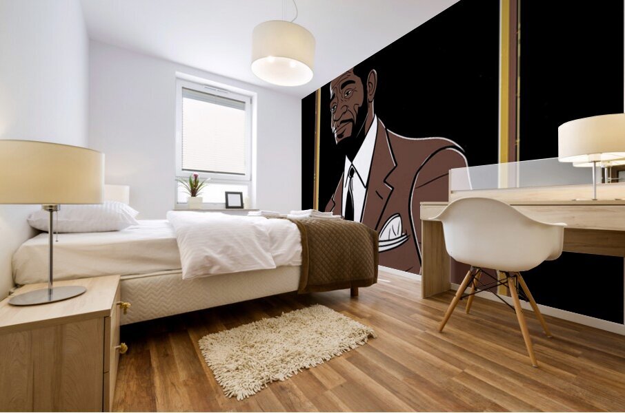 Al Green 42 Mural print