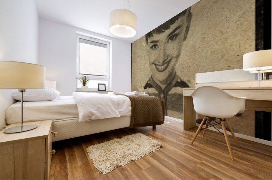 Audrey Hepburn 13 Mural print