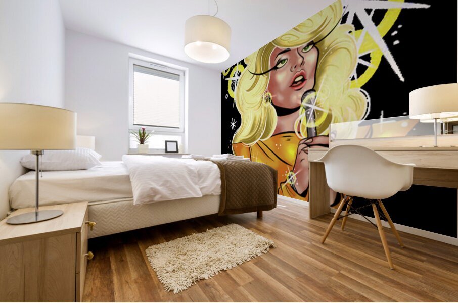 Blondie 3 Mural print