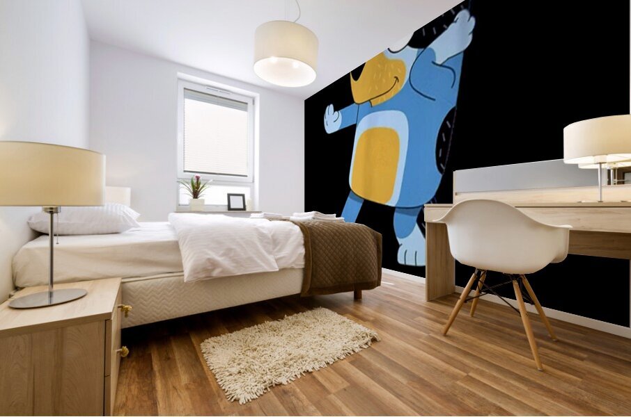 Bluey 1 Mural print