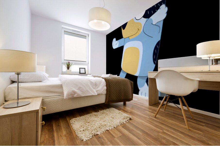 Bluey 2 Mural print