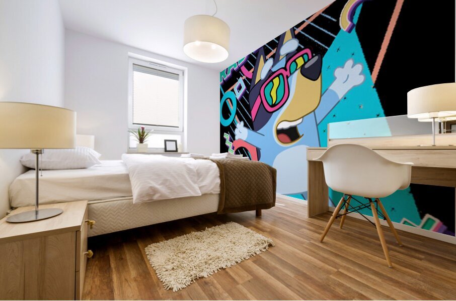 Bluey 5 Mural print
