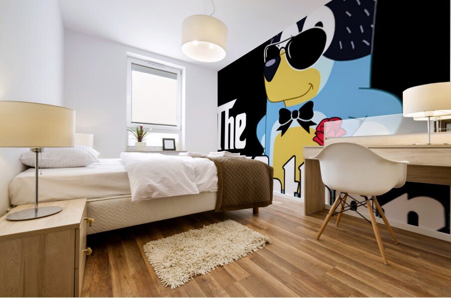 Bluey 6 Mural print