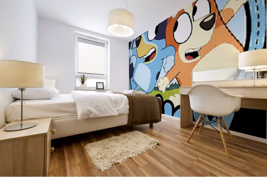 Bluey 12 Mural print