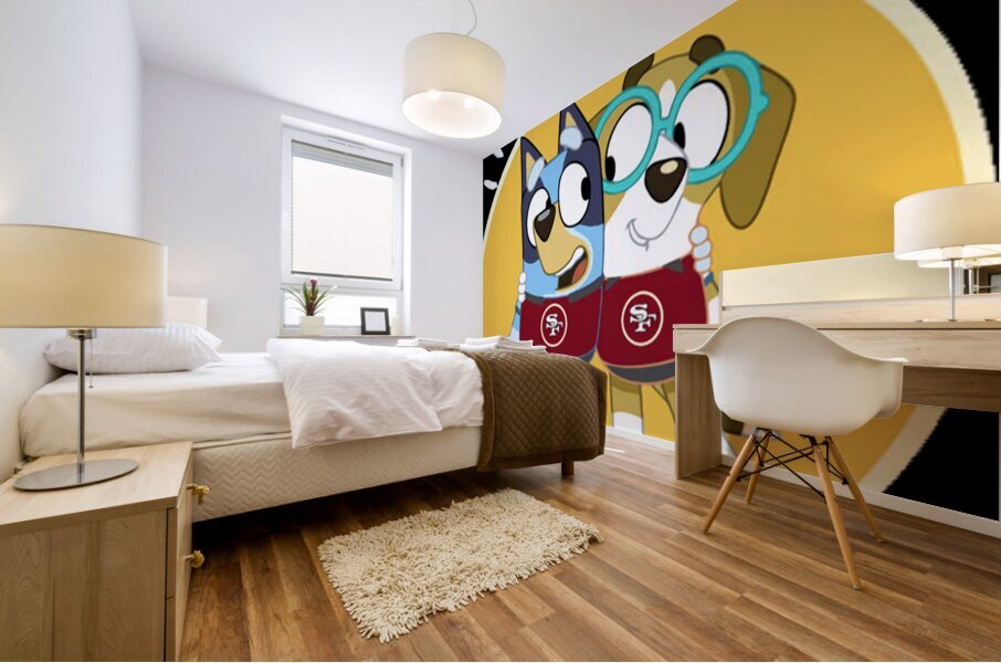 Bluey 16 Mural print