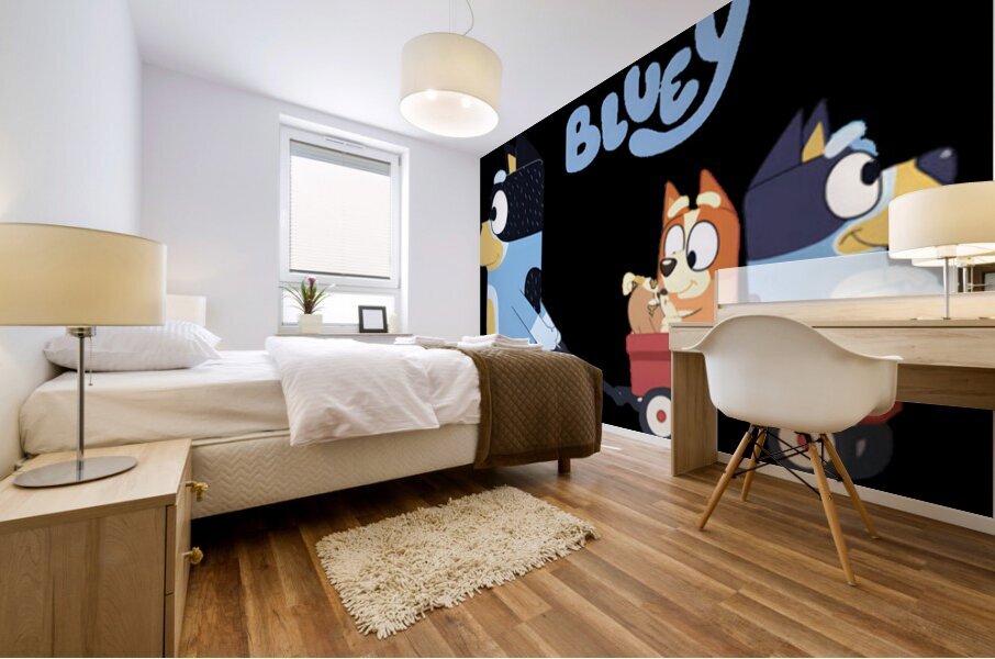 Bluey 21 Mural print