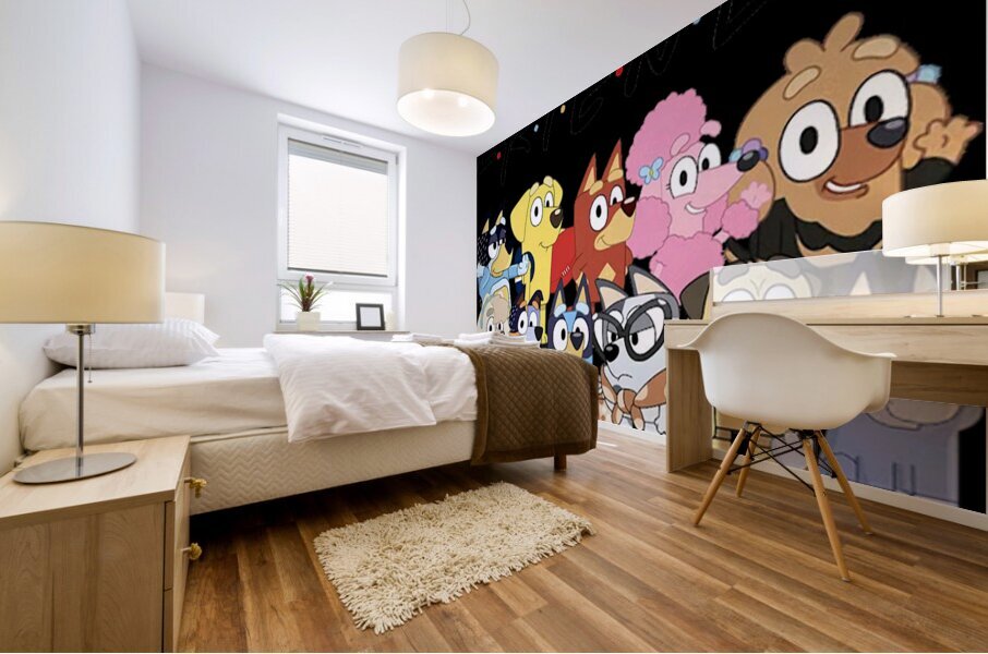 Bluey 24 Mural print