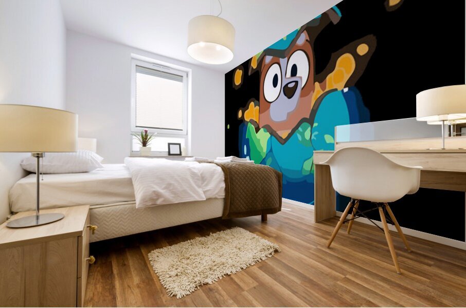 Bluey 25 Mural print