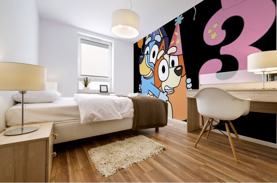 Bluey 33 Mural print