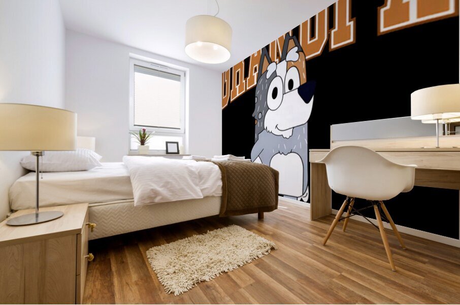 Bluey 35 Mural print
