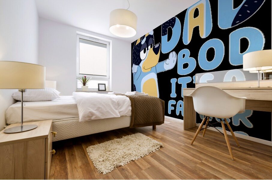 Bluey 38 Mural print