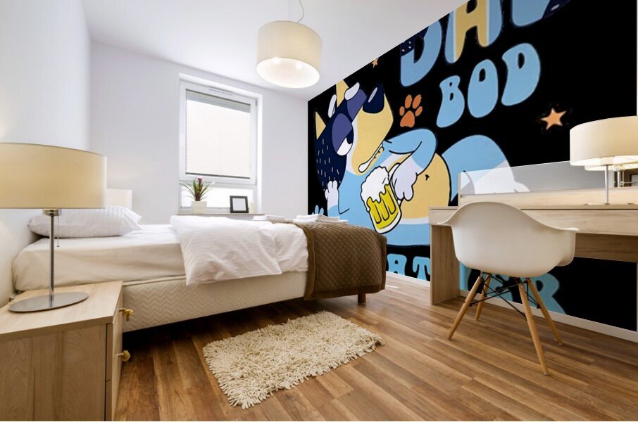 Bluey 50 Mural print