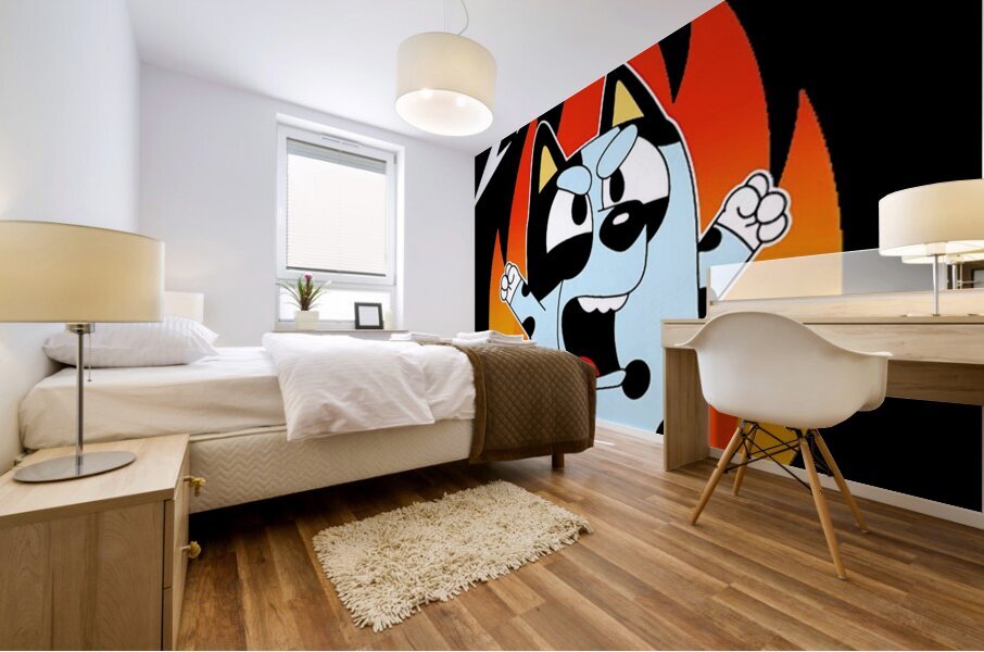 Bluey 52 Mural print