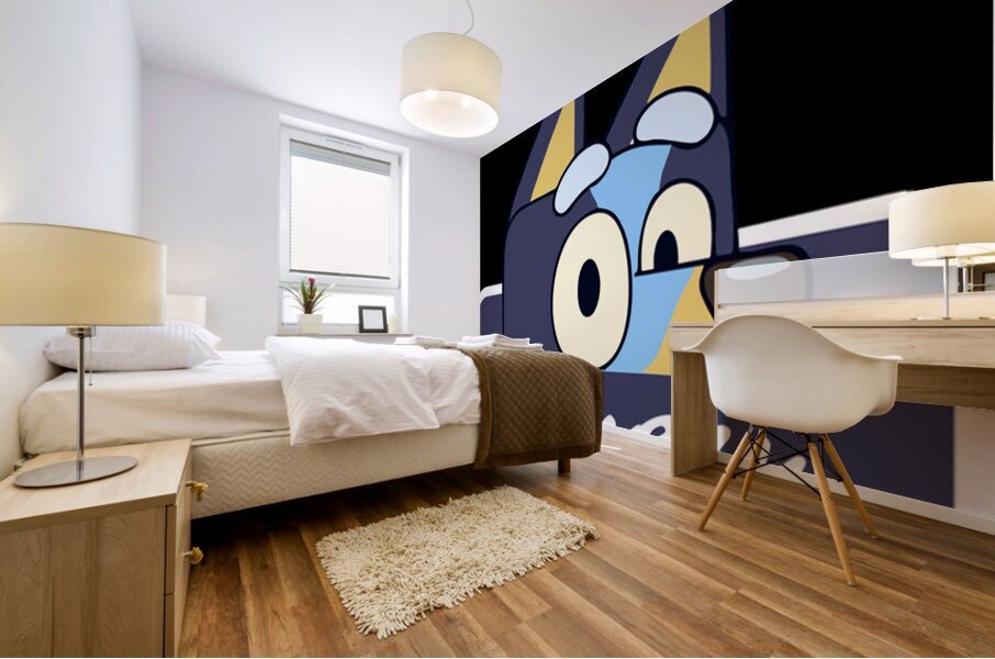 Bluey 1 Mural print
