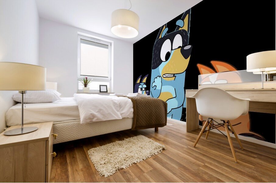 Bluey 2 Mural print