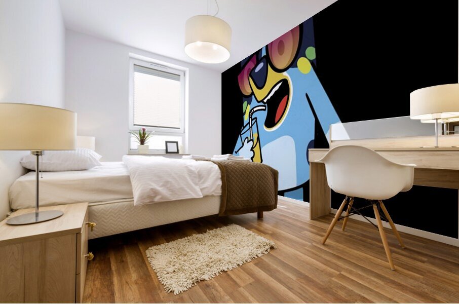 Bluey 5 Mural print