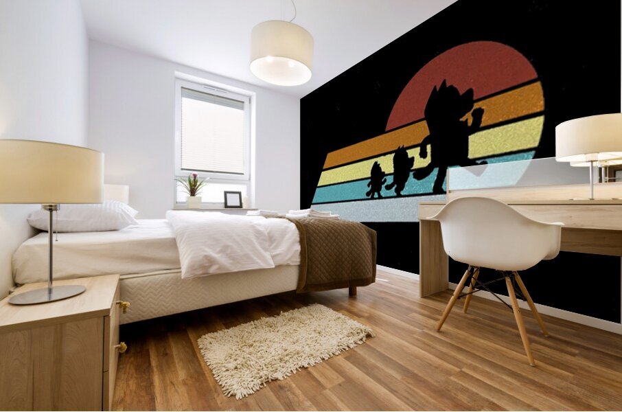 Bluey 9 Mural print