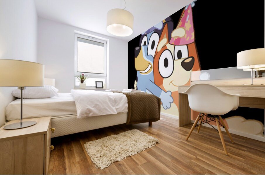 Bluey 12 Mural print