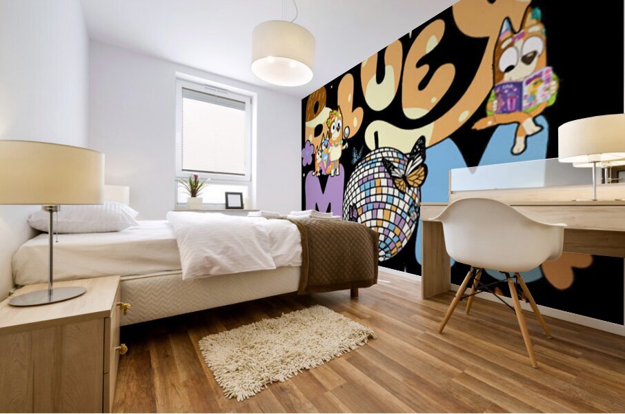 Bluey 25 Mural print