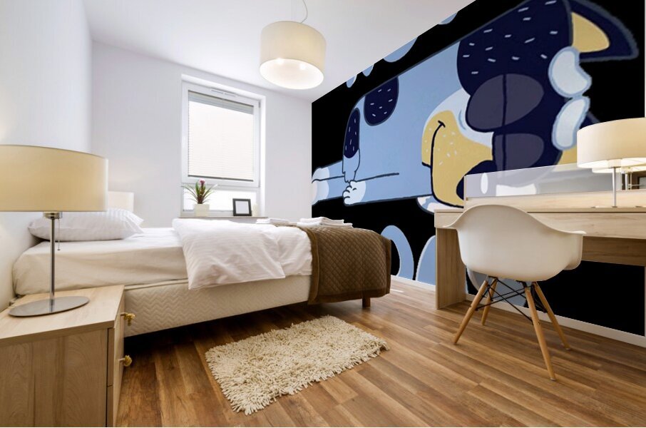 Bluey 30 Mural print