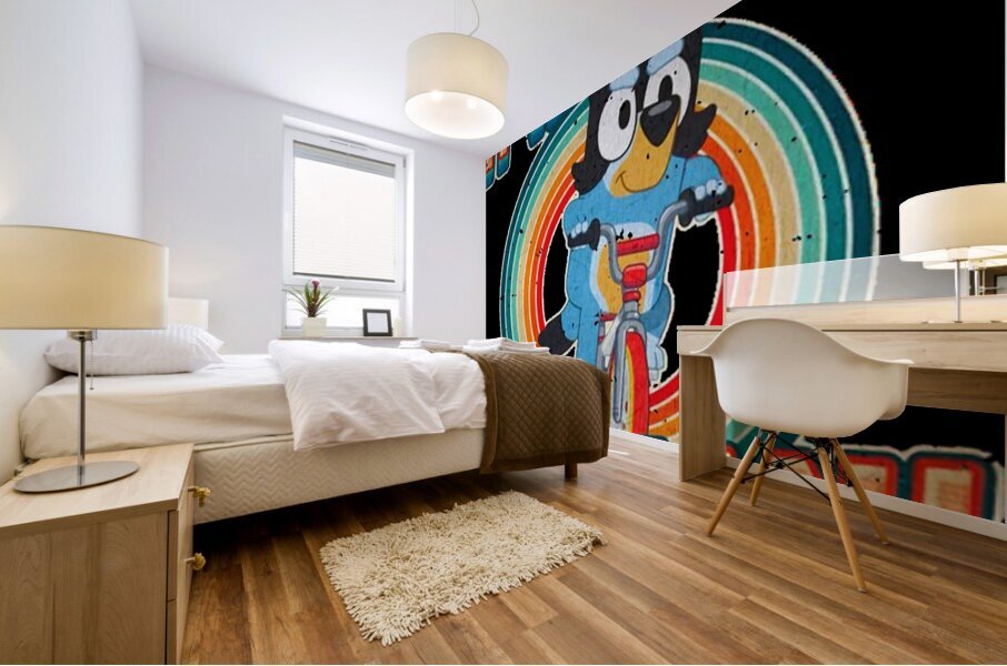 Bluey 33 Mural print
