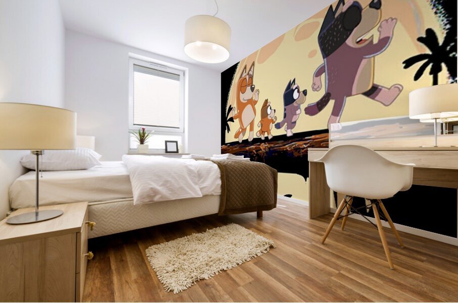 Bluey 35 Mural print