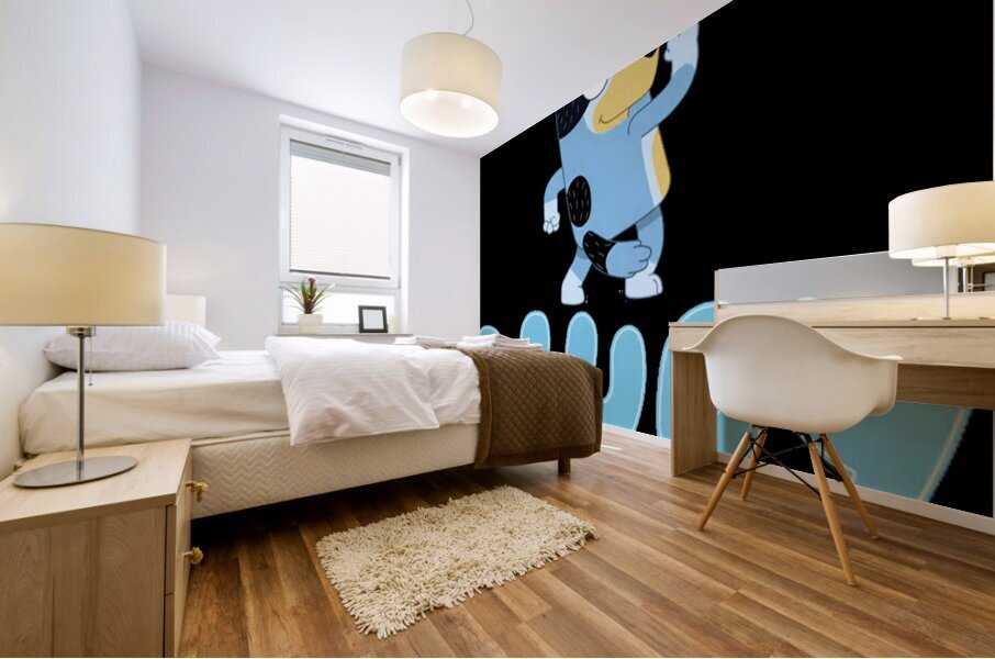 Bluey 40 Mural print