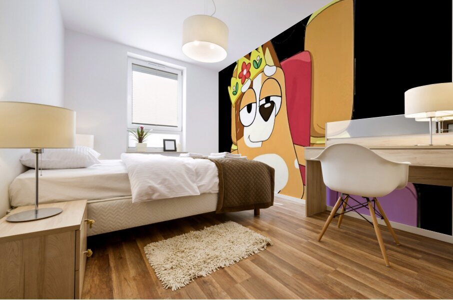 Bluey 45 Mural print