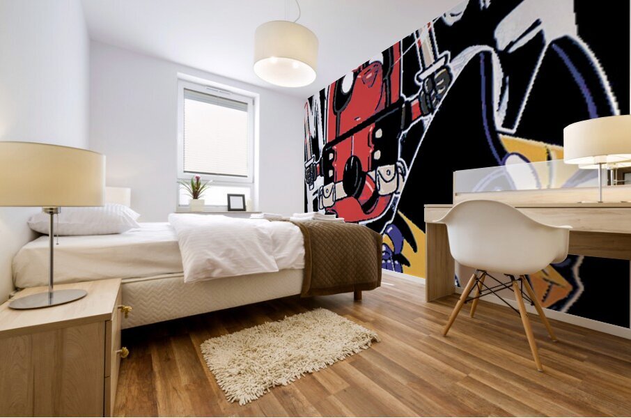 Bluey 50 Mural print