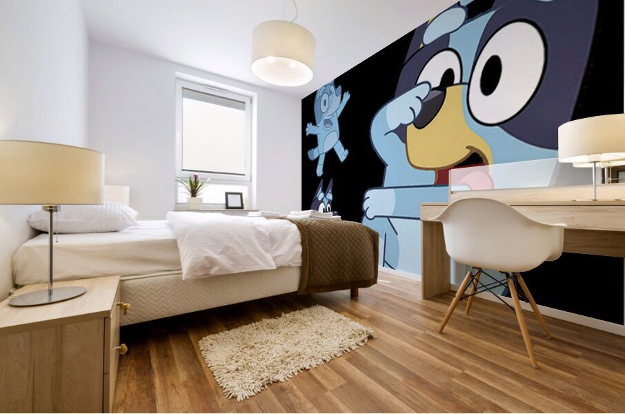 Bluey 51 Mural print