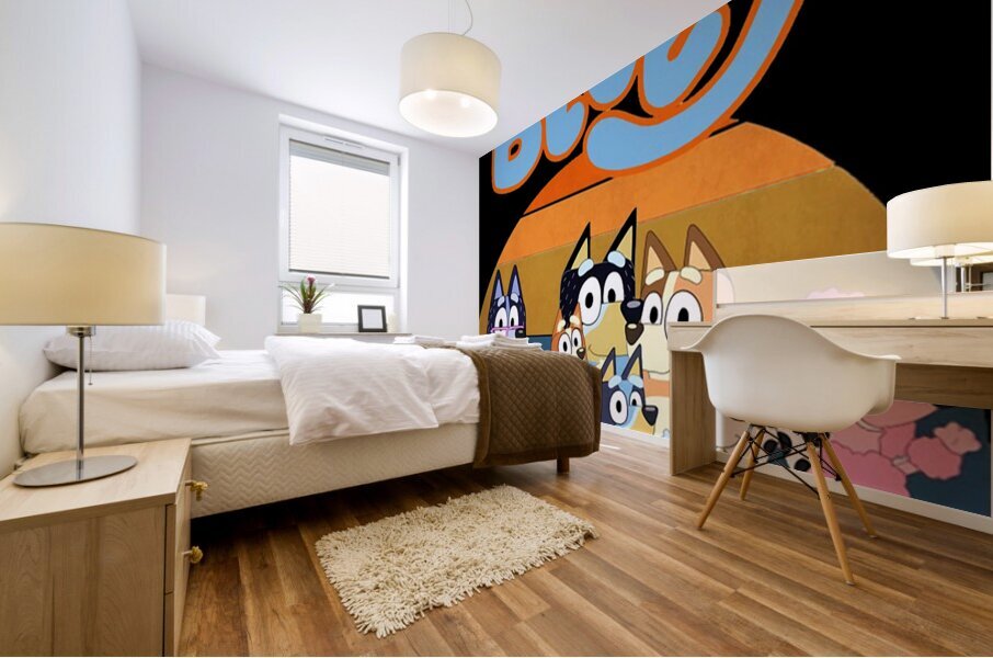 Bluey 56 Mural print