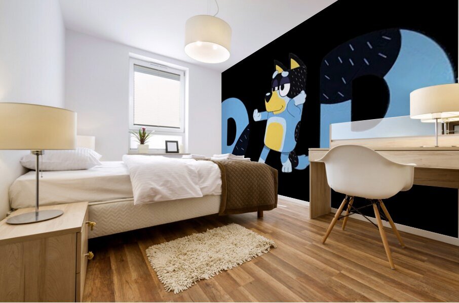 Bluey 57 Mural print