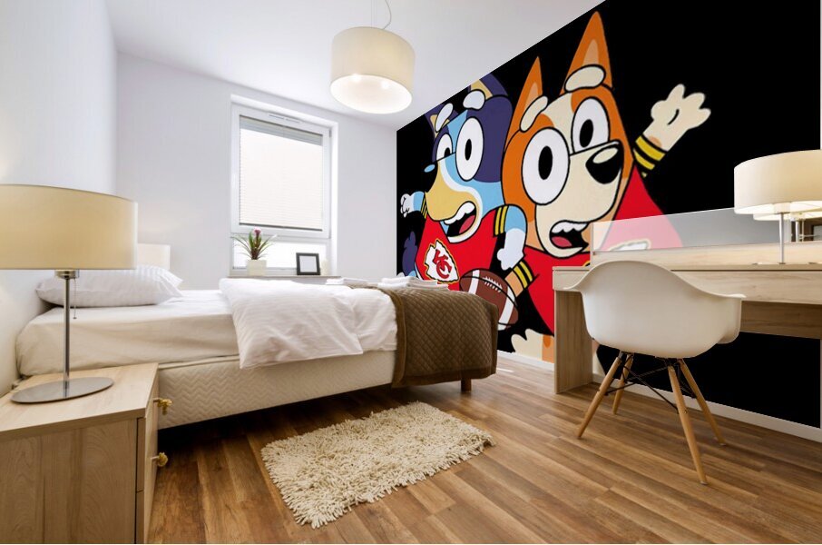 Bluey 60 Mural print