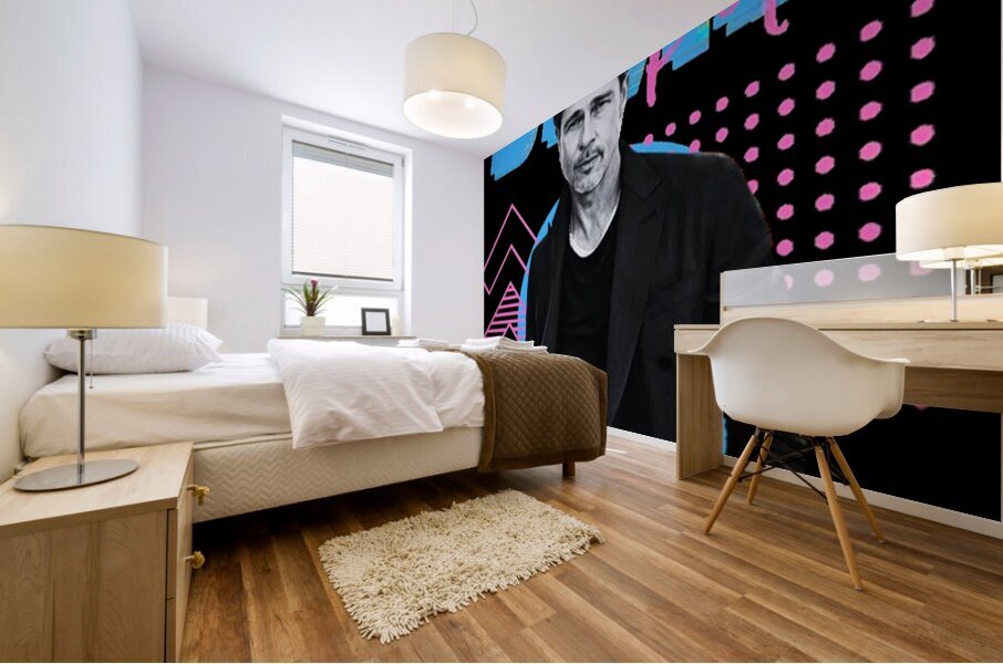 Brad Pitt 1 Mural print