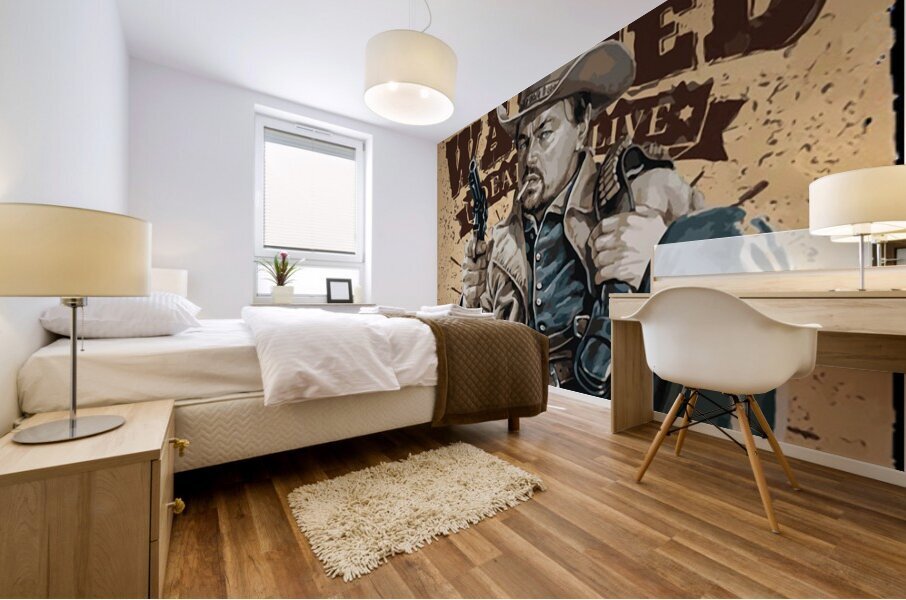 Brad Pitt 2 Mural print