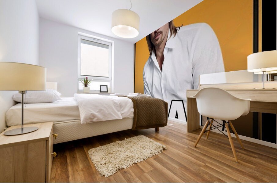 Brad Pitt 4 Mural print