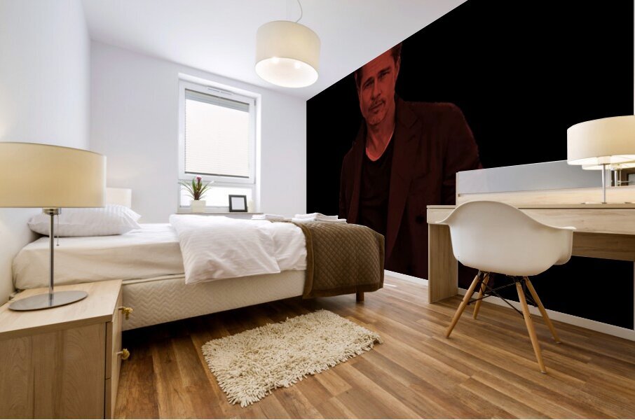 Brad Pitt 8 Mural print