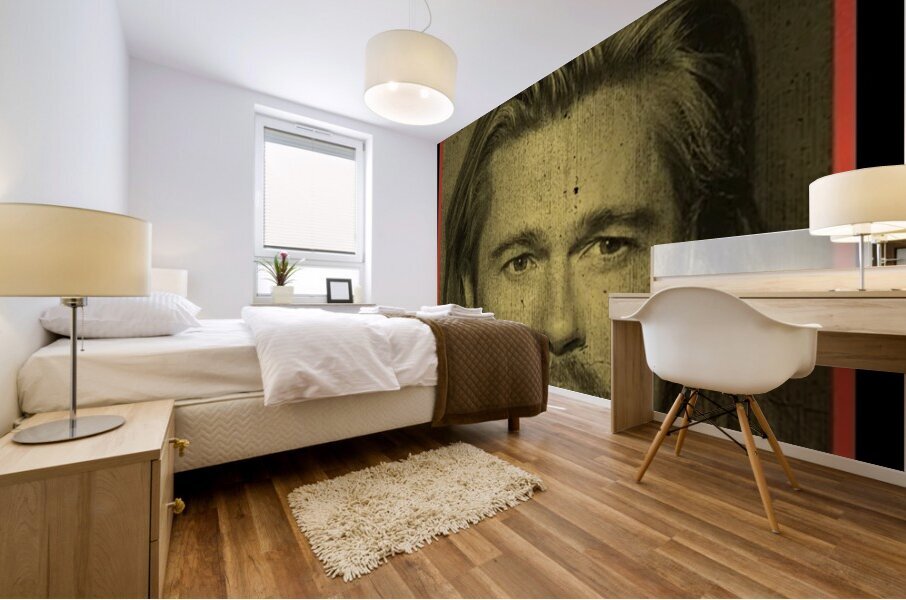 Brad Pitt 9 Mural print