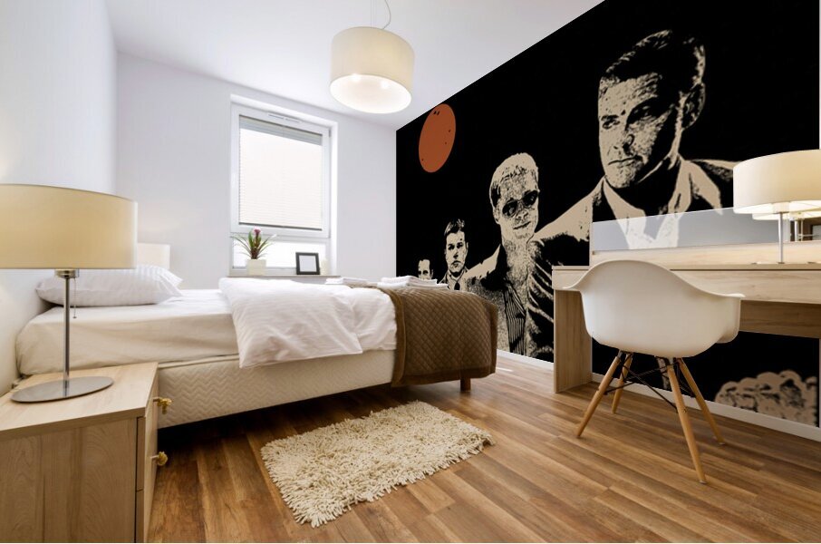 Brad Pitt 18 Mural print