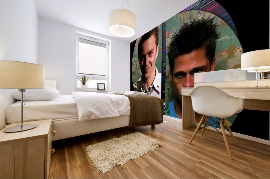 Brad Pitt 20 Mural print