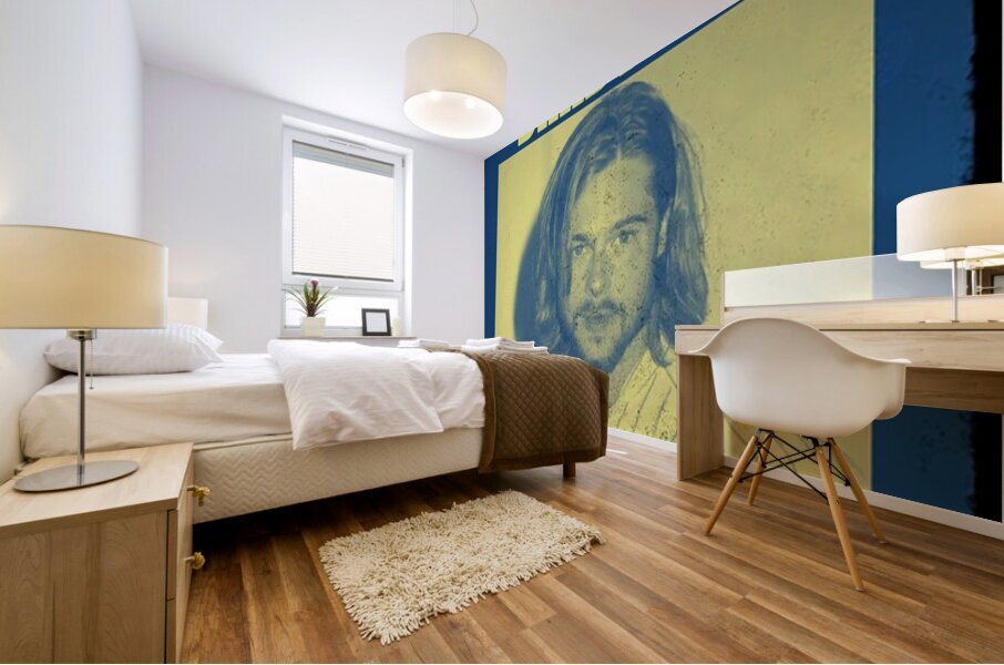 Brad Pitt 27 Mural print