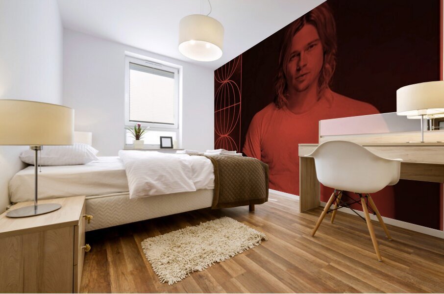 Brad Pitt 33 Mural print