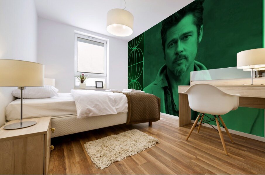 Brad Pitt 55 Mural print