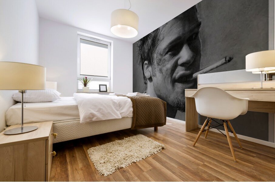 Brad Pitt 56 Mural print