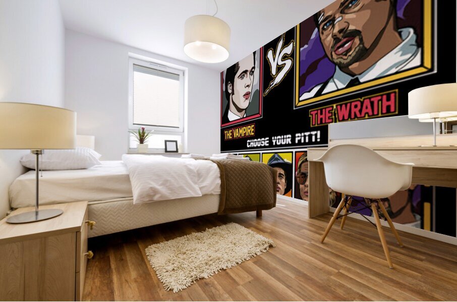Brad Pitt 64 Mural print
