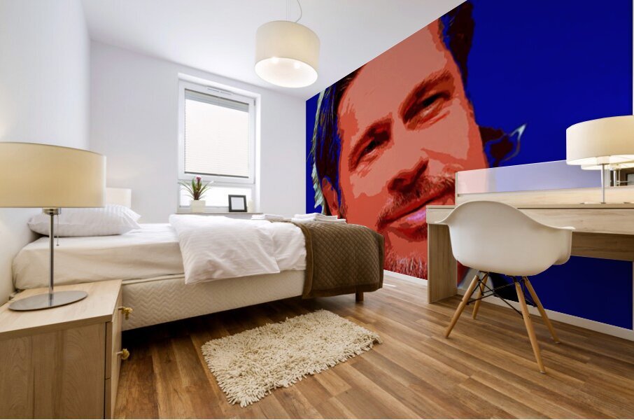 Brad Pitt 65 Mural print
