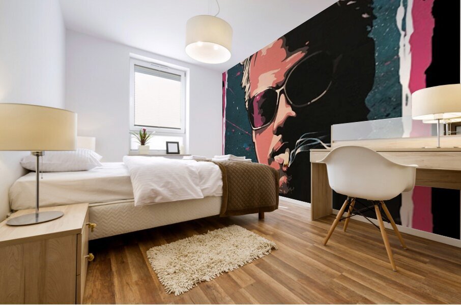 Brad Pitt 66 Mural print