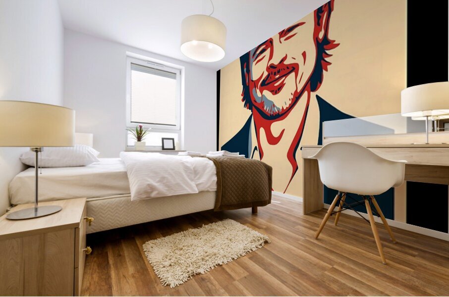 Brad Pitt 69 Mural print